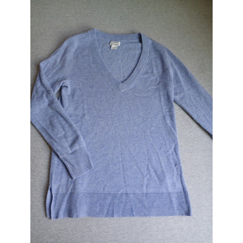 J Crew Sweater XS 100 Cashmere Spring Layers Lagenlook Boho V Neck Preppy